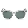 ARMANI EXCHANGE Damen-Sonnenbrille AX4148SU83607 Transparent Grau Quadratisches Gestell Graue Gläser 56 mm