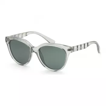 ARMANI EXCHANGE Damen-Sonnenbrille AX4148SU83607 Transparent Grau Quadratisches Gestell Graue Gläser 56 mm