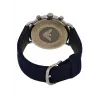 ARMANI Herren AR11144 Chronograph Edelstahl Uhr 43mm Blaues Zifferblatt