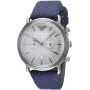 ARMANI Herren AR11144 Chronograph Edelstahl Uhr 43mm Blaues Zifferblatt