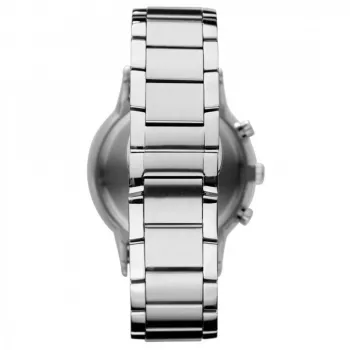 Armani Herren-Chronograph AR11164, 43 mm, Edelstahl, schwarzes Zifferblatt