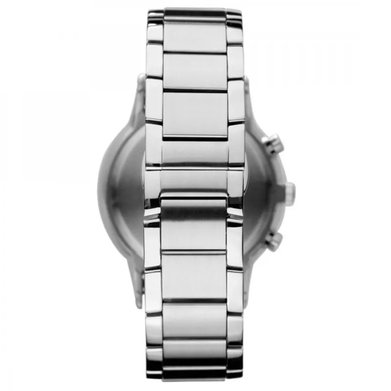 Armani Herren-Chronograph AR11164, 43 mm, Edelstahl, schwarzes Zifferblatt