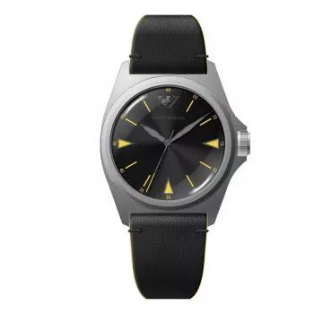 Armani Herren AR11330 Luigi Quarzuhr 40mm blaues Zifferblatt Edelstahl