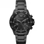 ARMANI Herren-Chronograph AR11363 Edelstahl Uhr 43mm schwarzes Zifferblatt