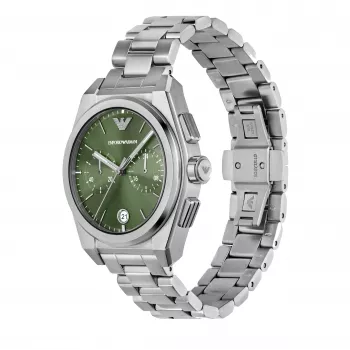 Armani Herren Armbanduhr AR11640 Edelstahl Chronograph, 43mm