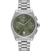 Armani Herren Armbanduhr AR11640 Edelstahl Chronograph, 43mm