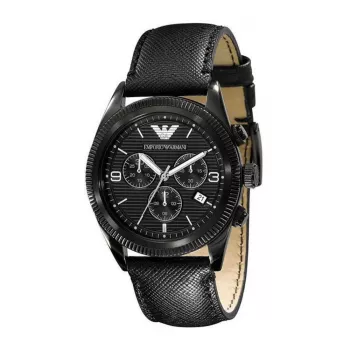 Armani Herren-Chronograph AR5904 41mm schwarzes Zifferblatt Edelstahl