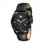 Armani Herren-Chronograph AR5904 41mm schwarzes Zifferblatt Edelstahl