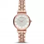 ARMANI Damen AR11244 Gianni T-Bar Quarz Analog Uhr 32mm Roségold-Edelstahl