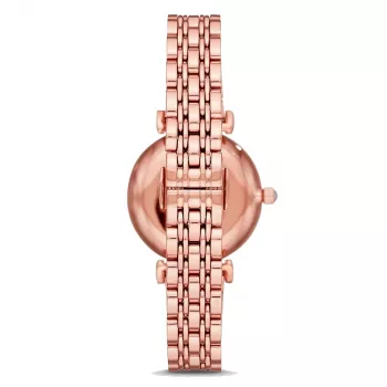 ARMANI Damen AR11267 Quarz Analog Uhr 32mm Edelstahl Silber
