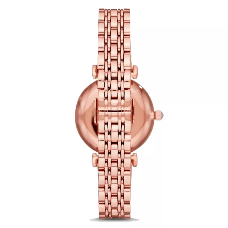 ARMANI Damen AR11267 Quarz Analog Uhr 32mm Edelstahl Silber