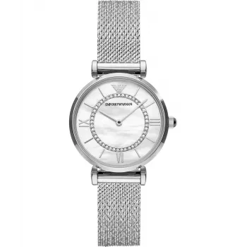ARMANI Damen AR11319 Gianni T-Bar Edelstahl Uhr 32mm