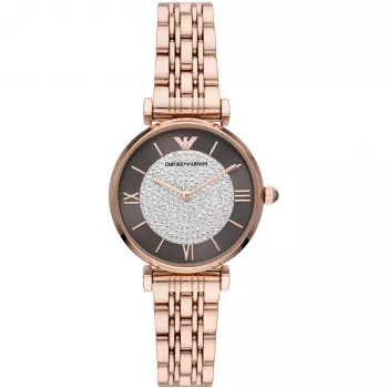 Armani Damen Armbanduhr AR11402 Quarz Analog Edelstahl 32 mm