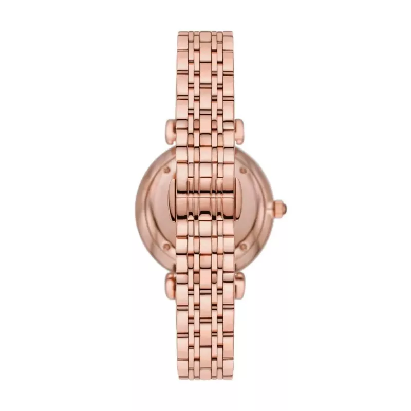 ARMANI Damen AR11423 Quarz Analog Uhr 32mm Edelstahl Silber