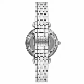 ARMANI Damenuhr AR11445 32mm Edelstahl Silbernes Zifferblatt
