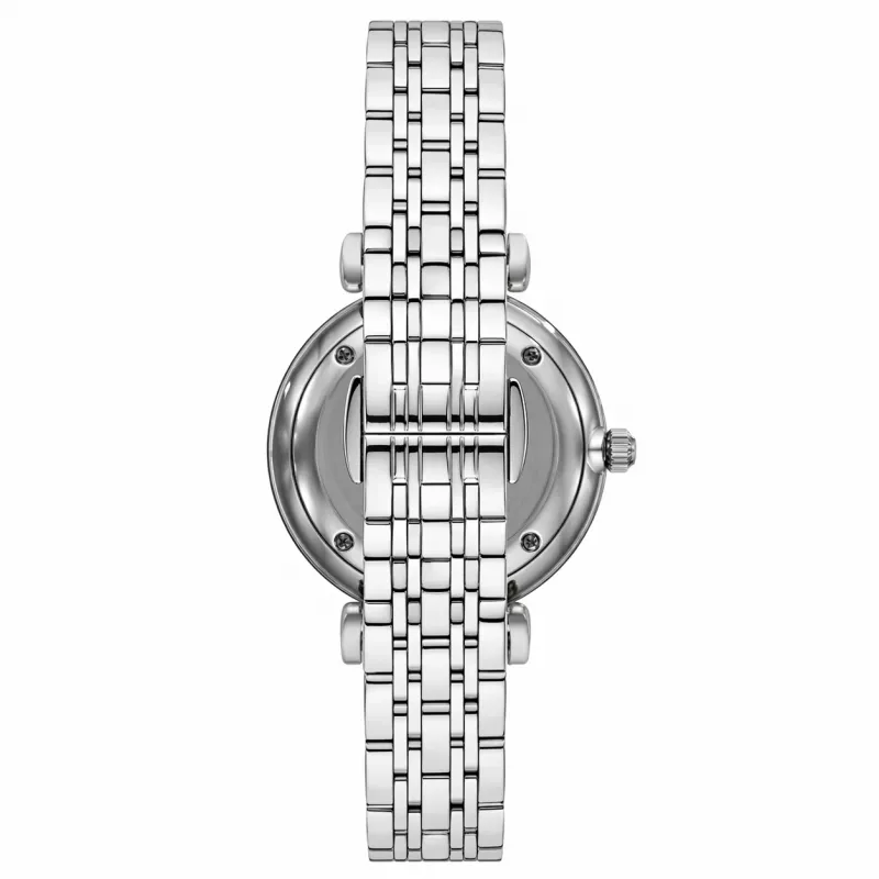 ARMANI Damenuhr AR11445 32mm Edelstahl Silbernes Zifferblatt