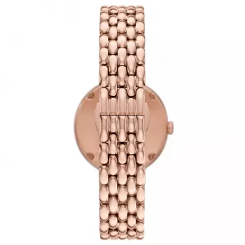 ARMANI Damen AR11462 Quarz Analog Uhr 32 mm Edelstahl Silber