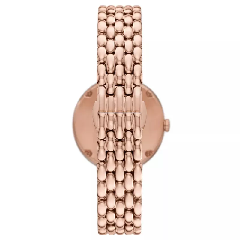 ARMANI Damen AR11462 Quarz Analog Uhr 32 mm Edelstahl Silber