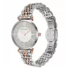 ARMANI Damenuhr AR11537 32mm Edelstahl Silbernes Zifferblatt