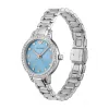 ARMANI Damenuhr AR11585 Edelstahl Quarz Uhr 32mm Silbernes Zifferblatt
