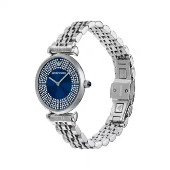 Armani Damen AR11627 Quarz Analog Uhr 32mm Edelstahl Silber