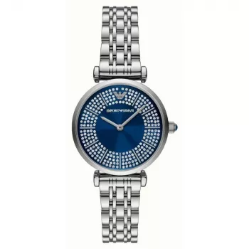 Armani Damen AR11627 Quarz Analog Uhr 32mm Edelstahl Silber