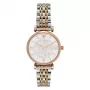 ARMANI Damenuhr AR1926 Gianni T-Bar Quarz Analog 32mm Roségold-Edelstahl Mesh