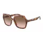 Armani Damen-Sonnenbrille AR8193U – Havanna-Acetatrahmen mit braunen Gradientengläsern (55/17/140 mm)