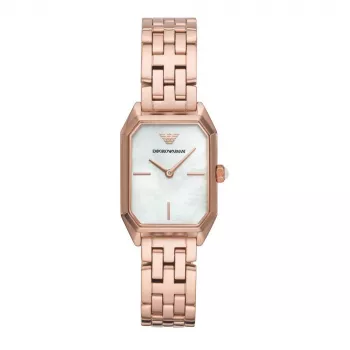 ARMANI Damen Gianni T-Bar Quarz Analog Uhr AR11147