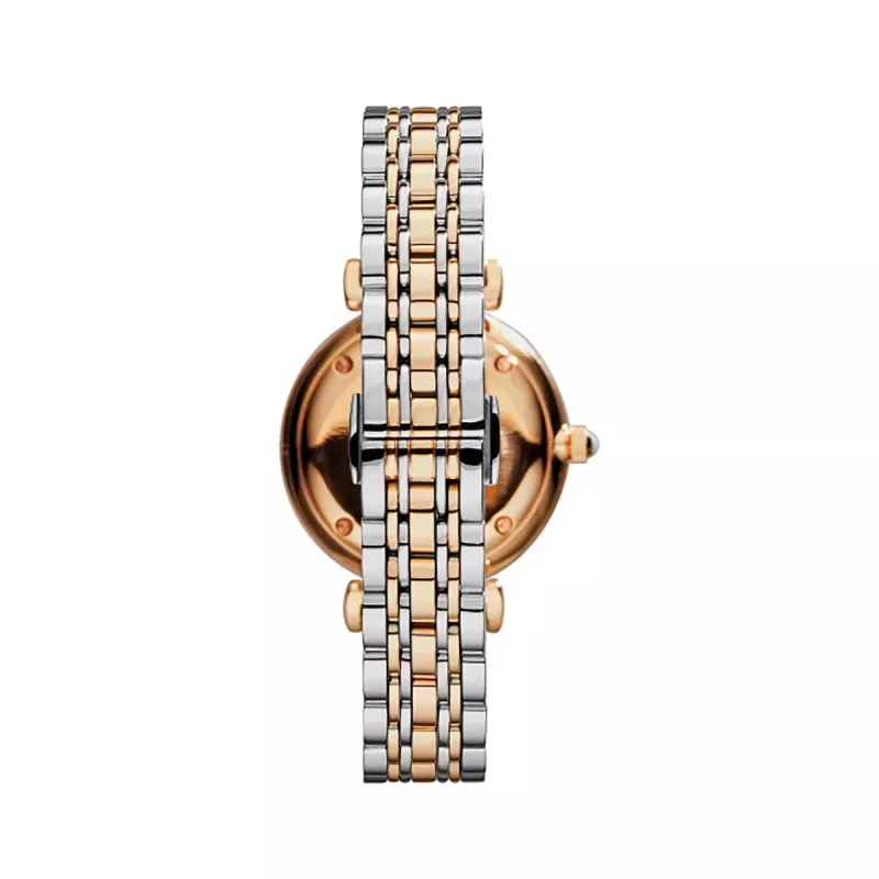ARMANI Damenuhr AR1725 Gianni T-Bar 32mm Edelstahl Silber