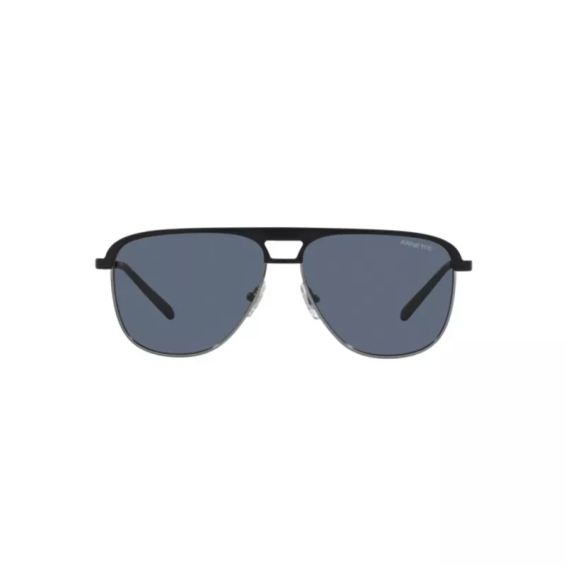 ARNETTE AN3082-733-55 Herren Rechteck-Sonnenbrille Matt Schwarz Grau 57mm