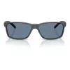 Arnette AN4185-28412V Herren Rechteck-Sonnenbrille, Matt Schwarzer Rahmen, Grau Verspiegelte Silber Gläser, 58/16/145 mm