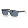 Arnette AN4185-28412V Herren Rechteck-Sonnenbrille, Matt Schwarzer Rahmen, Grau Verspiegelte Silber Gläser, 58/16/145 mm