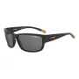 ARNETTE AN4256018162 Herren Rechteckige Polarisierte Sonnenbrille - Schwarzer Rahmen Graue Gläser 62mm