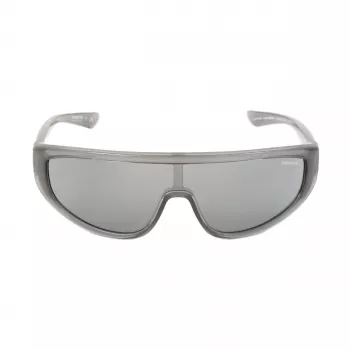 ARNETTE AN4264 Unisex Sonnenbrille Matt Schwarz Gestell Dunkelgrau Versilbert Spiegelglas 135mm