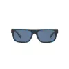 ARNETTE AN4278-120280 Herren-Sonnenbrille, matt-schwarzer Rahmen, graue Gläser, 55 mm