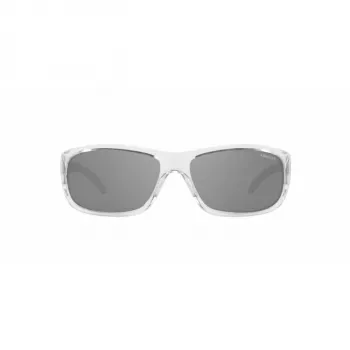 ARNETTE AN4290-27556G Herren-Sonnenbrille, Matt Schwarz Rahmen, Graue Spiegelgläser, 63 mm