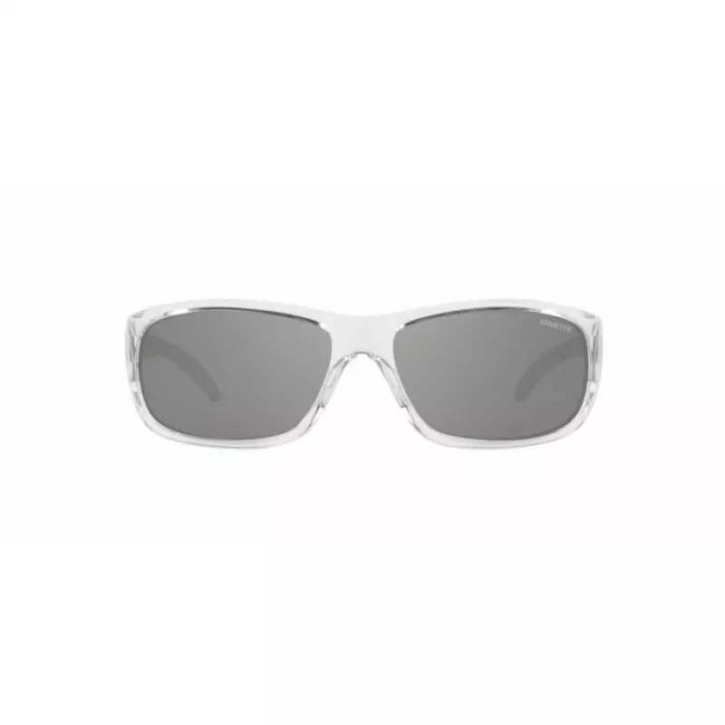ARNETTE AN4290-27556G Herren-Sonnenbrille, Matt Schwarz Rahmen, Graue Spiegelgläser, 63 mm