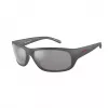 ARNETTE AN4290-28706G Herren Rechteck-Sonnenbrille Matt Schwarz Grau