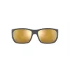 ARNETTE AN4324-28775A Unisex Sonnenbrille, Matt Schwarzer Rahmen, Graue Gläser, 61 mm