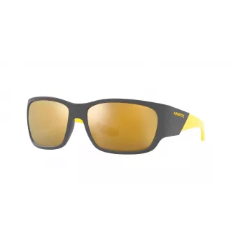 ARNETTE AN4324-28775A Unisex Sonnenbrille, Matt Schwarzer Rahmen, Graue Gläser, 61 mm