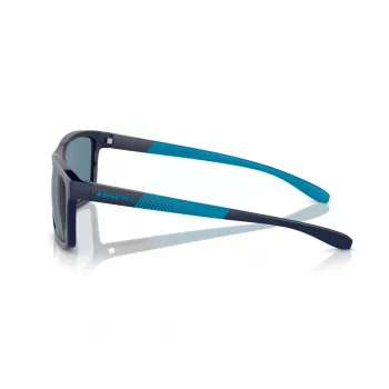 ARNETTE AN4328U27622V Herren-Sonnenbrille Matt Schwarz Dunkelgrau Silber verspiegelt 58mm