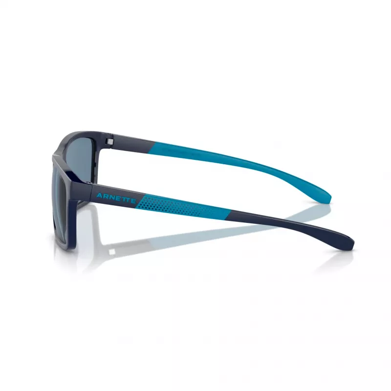 ARNETTE AN4328U27622V Herren-Sonnenbrille Matt Schwarz Dunkelgrau Silber verspiegelt 58mm
