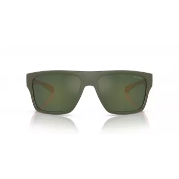 ARNETTE AN4330-28546R Herren Polarized Sonnenbrille, Matt Schwarz, Graue Gläser, 63 mm