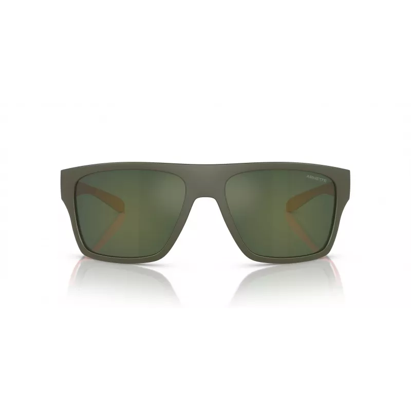 ARNETTE AN4330-28546R Herren Polarized Sonnenbrille, Matt Schwarz, Graue Gläser, 63 mm