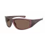 ARNETTE AN4331-292773 Herren Rechteckige Sonnenbrille Matt Schwarz Dunkelgrau 64mm