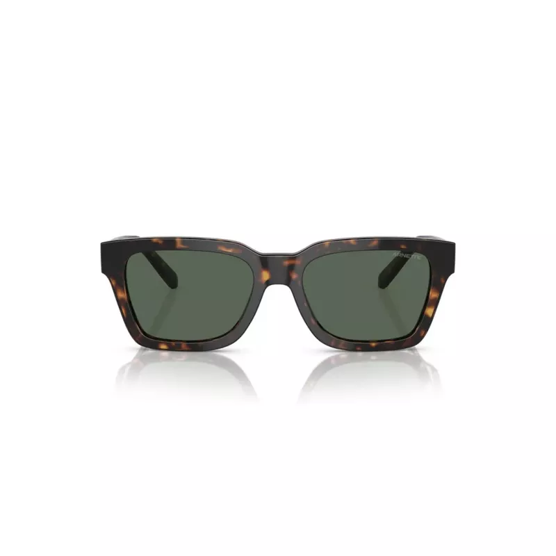 ARNETTE AN4334-122271 Herren Rechteck-Sonnenbrille Matt-Schwarzer Rahmen Dunkelgrau Spiegel-Silber Gläser 64/18/130 mm