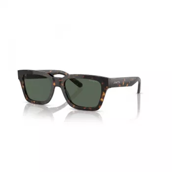 ARNETTE AN4334-122271 Herren Rechteck-Sonnenbrille Matt-Schwarzer Rahmen Dunkelgrau Spiegel-Silber Gläser 64/18/130 mm