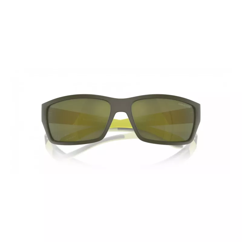 ARNETTE AN4336-28546R Herren-Sonnenbrille, matt schwarz, mit dunkelgrauen Polycarbonat-Gläsern