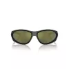 Arnette AN4342-29476R Unisex Sonnenbrille, Matt Schwarzer Rahmen, Dunkelgraue verspiegelte Silber Gläser, 62 mm Glasbreite
